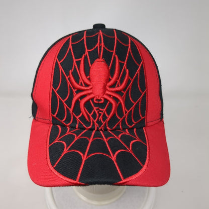 Spider In Web Strapback Hat Multicolor OSFA Adjustable Embroidered Ezcap