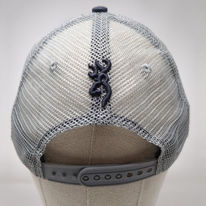 Browning Flag Patch Snapback Trucker Hat Multi One Size Mesh Back