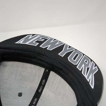 New York Snapback Hat Black One Size Embroidered Adjustable Colorblock