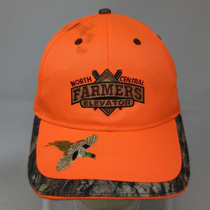 Jim Bryan North Central Farmers Elevator Camo Orange One Size Baseball Cap Hat