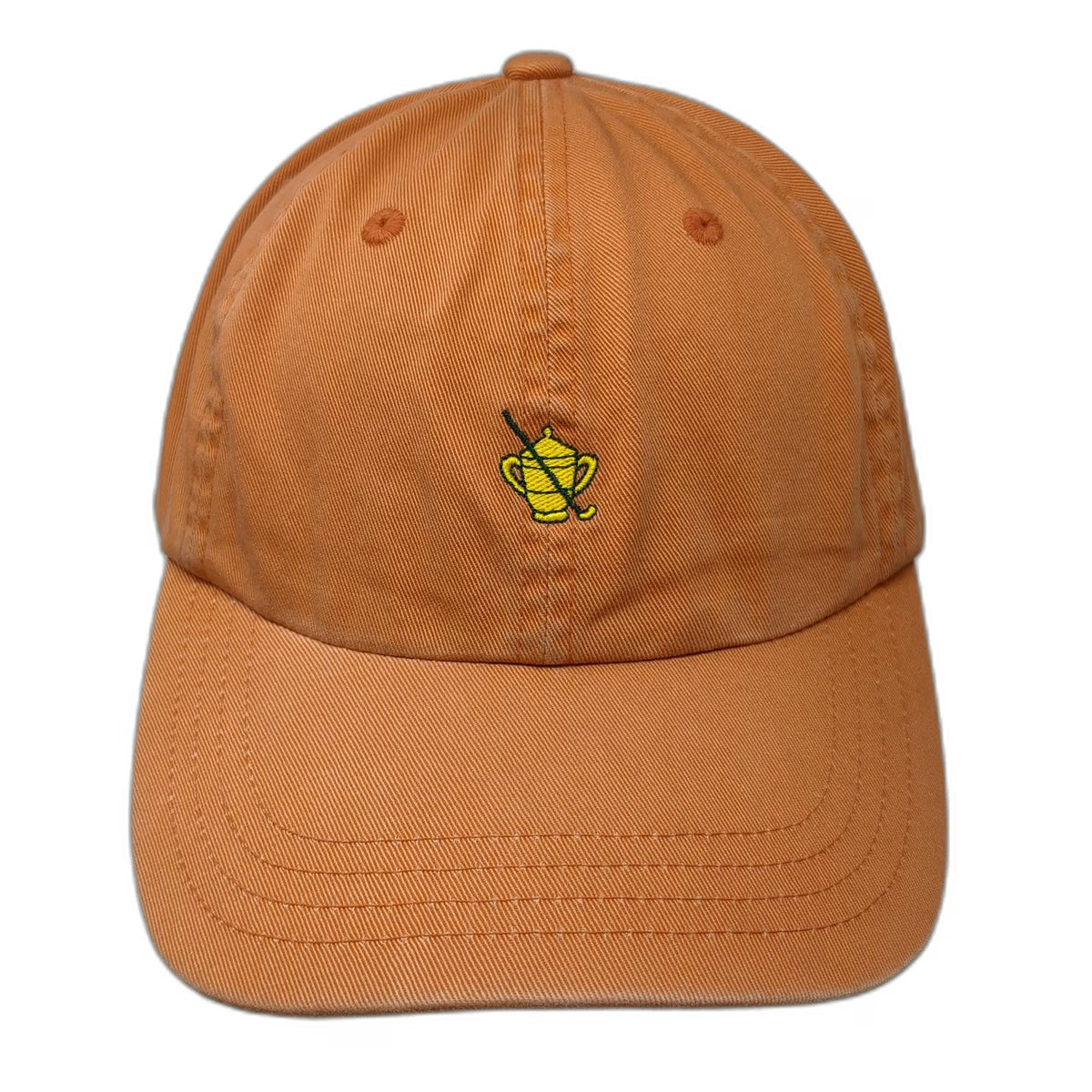 Imperial Baseball Cap Orange OSFM Slideback Cotton Golf Trophy Logo Hat Sport