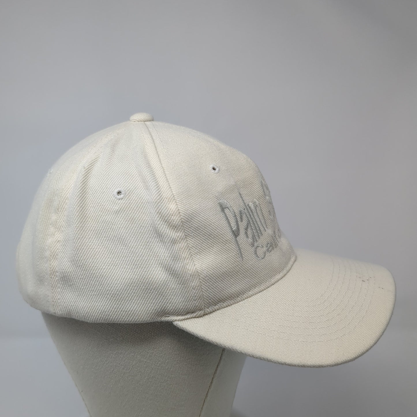 Palm Springs California Snapback Hat Beige One Size Solid Adjustable