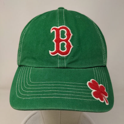 '47 Brand Men's Slideback Hat Green OS Boston Red Sox Embroidered Logo