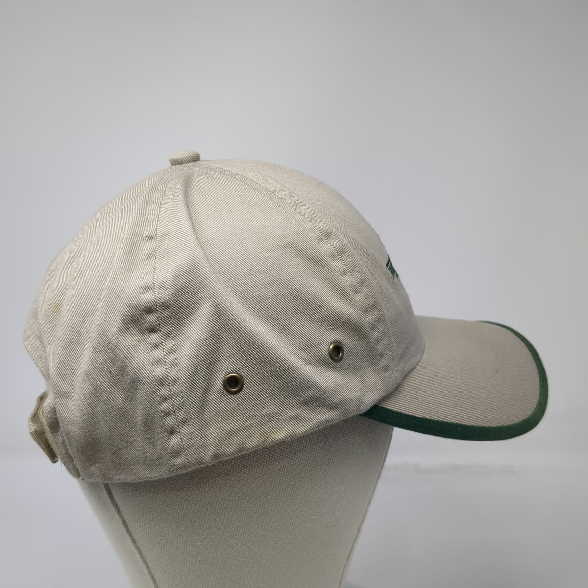 Curb Baseball Cap Beige One Size Hat Strapback JD Equipment Outfitters Green