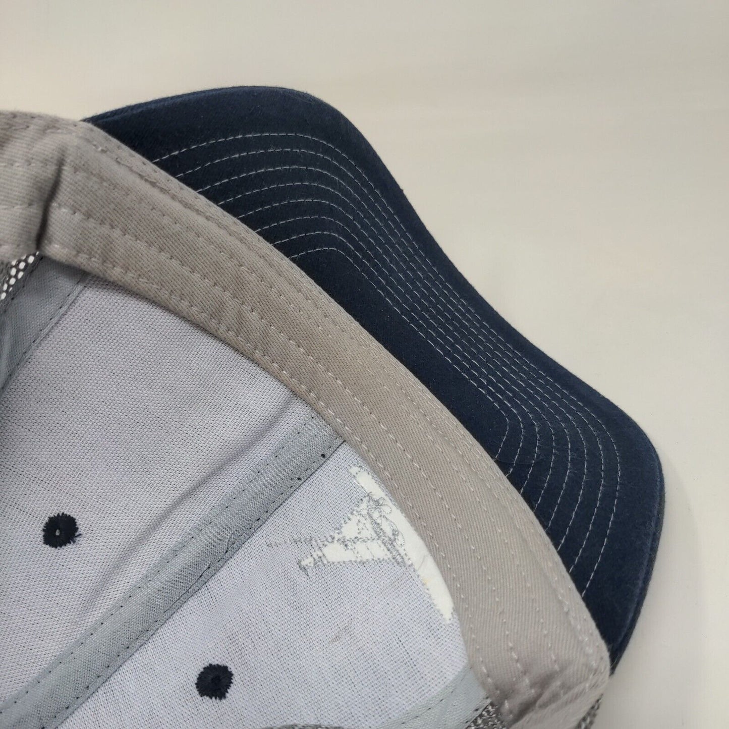 Tradition Snapback Mesh Back Trucker Hat Blue One Size Colorblock