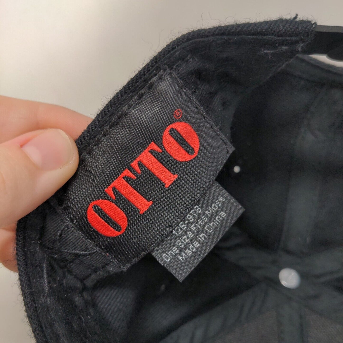 Martin by Harman Snapback Hat Black OSFM Adjustable Vented Holes 6 Panel Otto