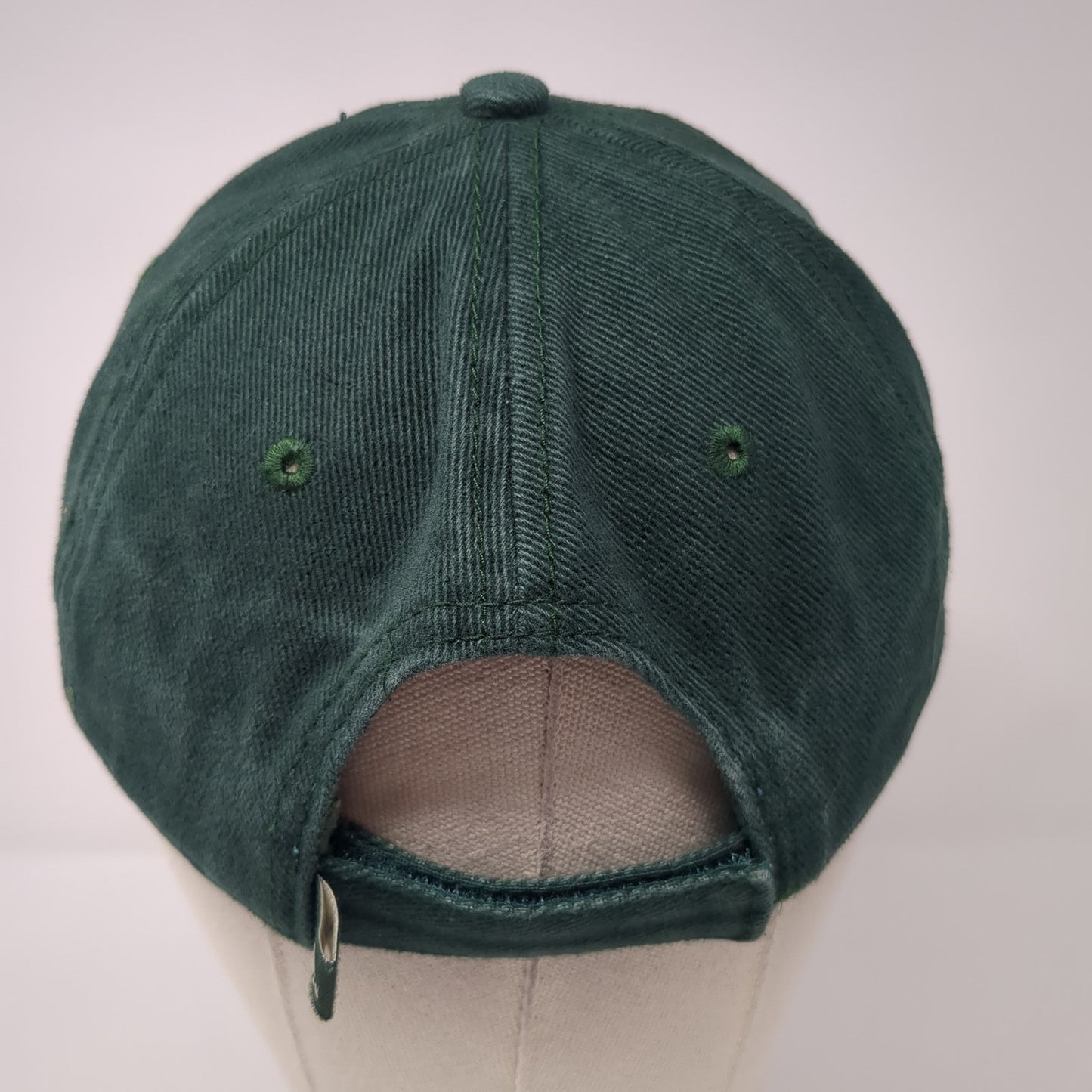 Adidas Strapback Baseball Cap Green One Size Adjustable Embroidered 6 Panel