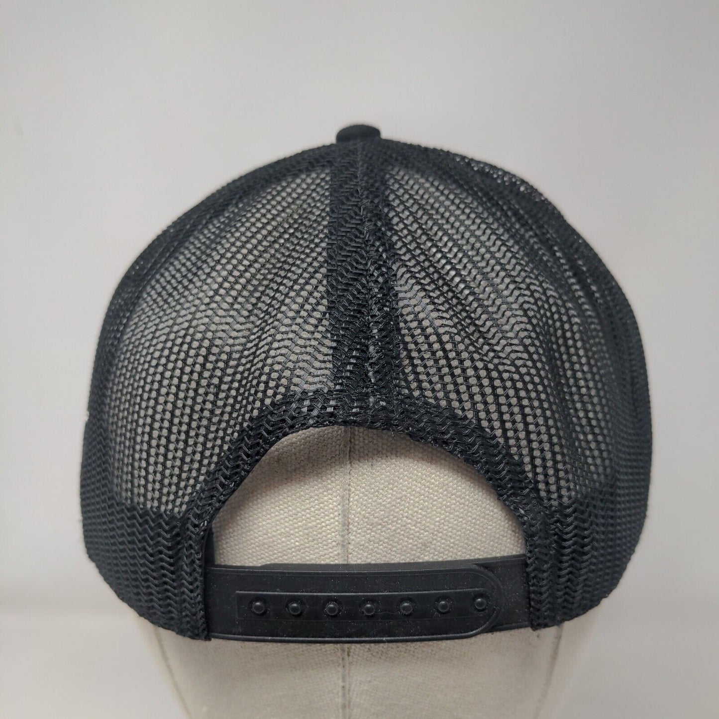Happy Dad Hard Seltzer Snapback Trucker Hat Black One Size Mesh Back
