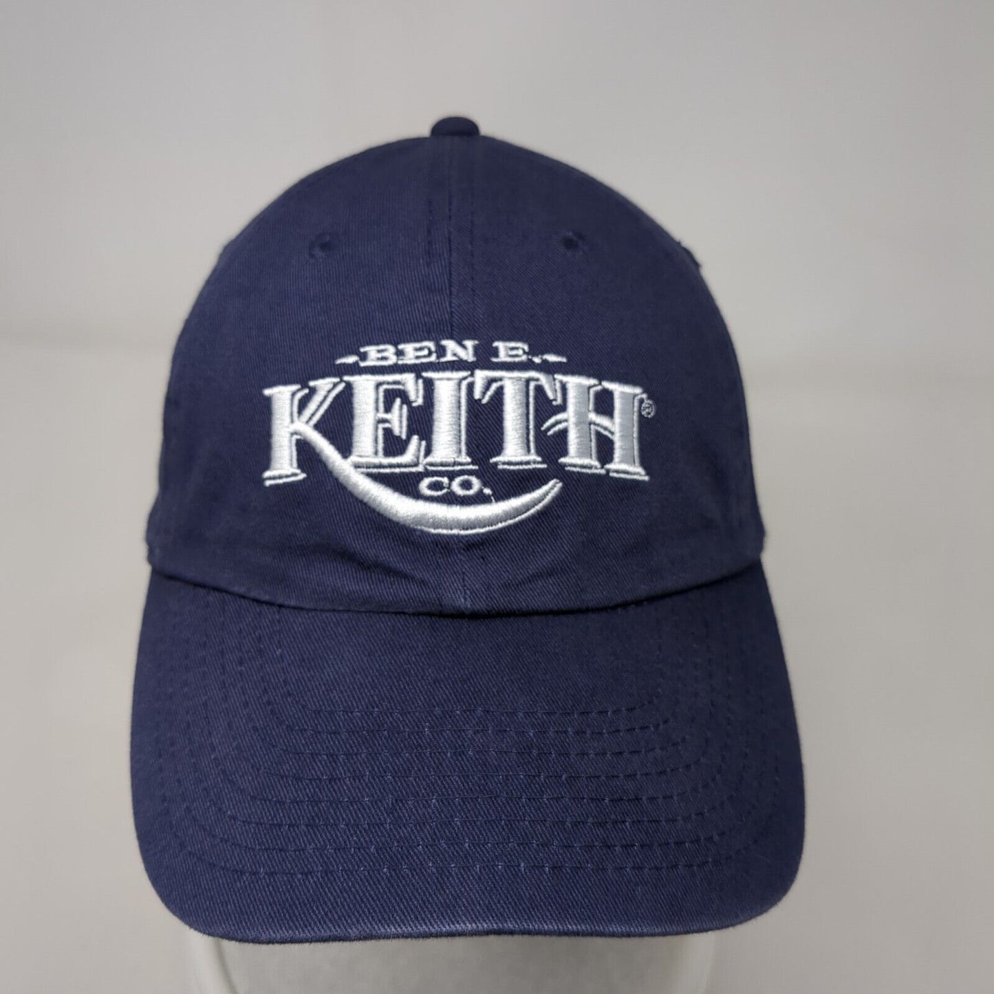 Ben E. Keith Co. Slideback Hat Blue One Size Adjustable Embroidered