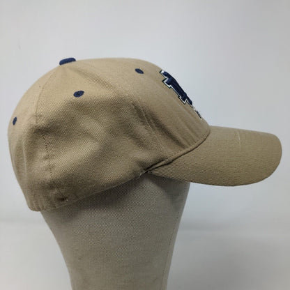 Zephyr Men's Fitted Hat Tan Size L/XL Embroidered Notre Dame Irish Logo Acrylic