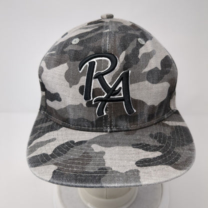 RA Rijo Athletics Fitted Hat Camouflage One Size Adjustable Embroidered 6 Panel