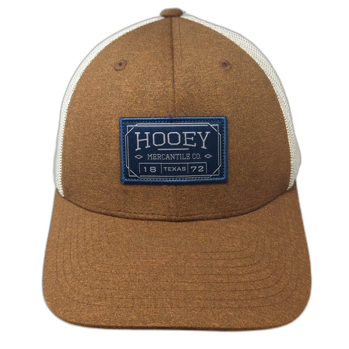 Hooey Trucker Hat Brown One Size Mesh Back Snapback Blue Underbrim Texas Hat