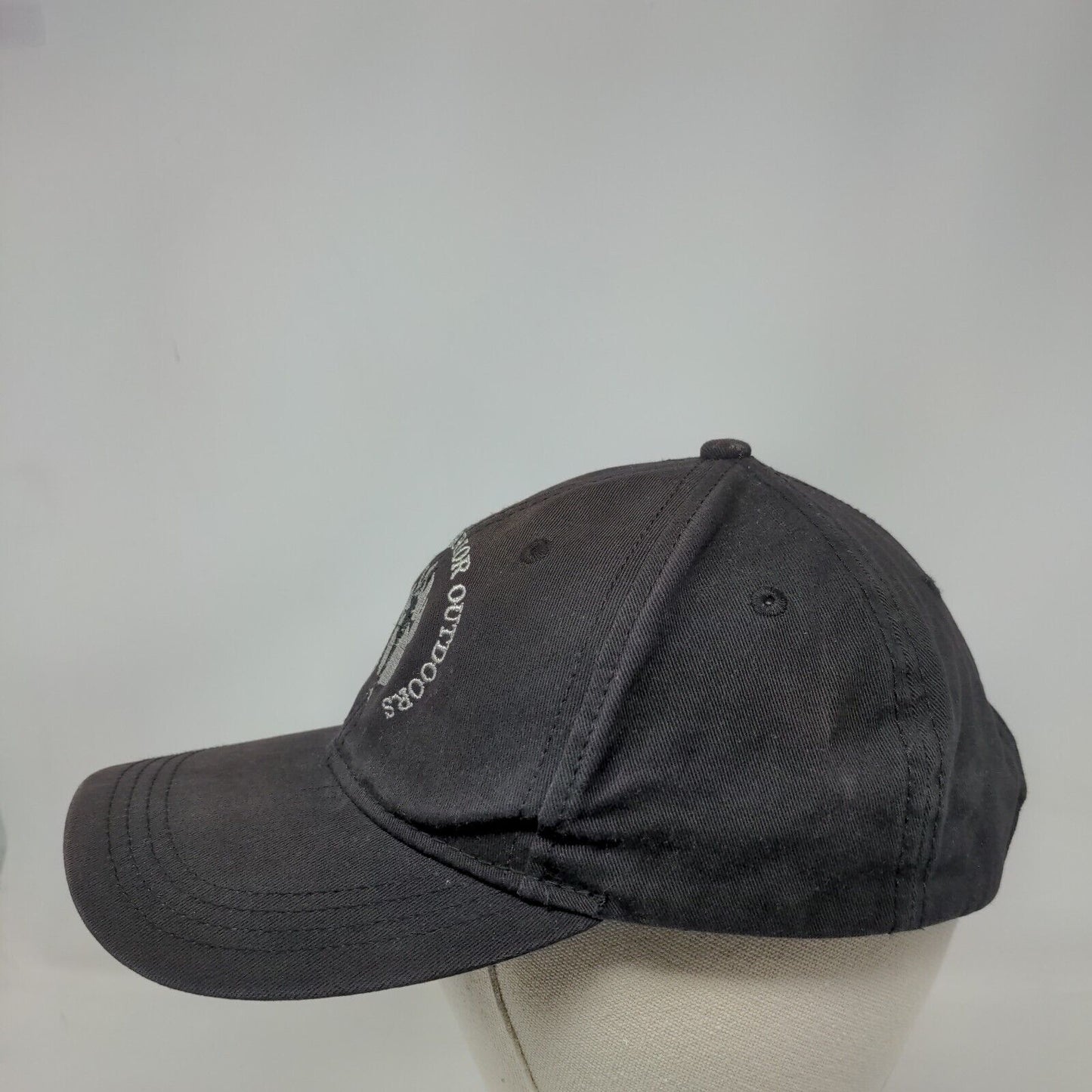 Wounded Warrior Outdoors Strapback Hat Black OSFA Embroidered Paramount
