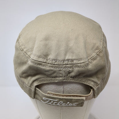 Titleist Strapback Cadet Army Cap Tan One Size Adjustable Embroidered Cotton