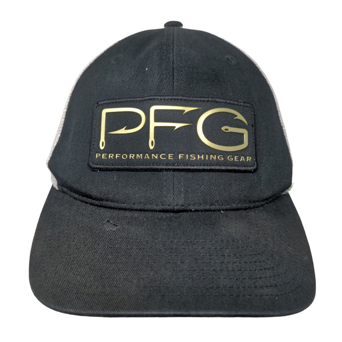 Performance Fishing Gear Fitted Trucker Hat Black One Size Mesh Back Columbia