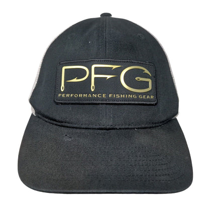 Performance Fishing Gear Fitted Trucker Hat Black One Size Mesh Back Columbia