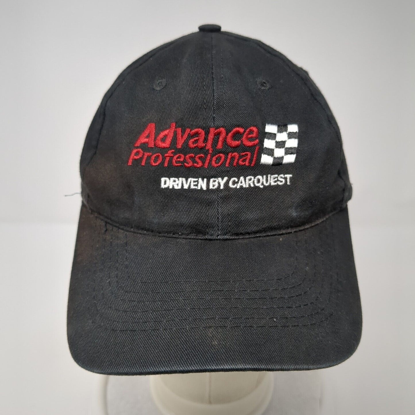 Advance Professional Strapback Hat Black One Size Driven By Carquest