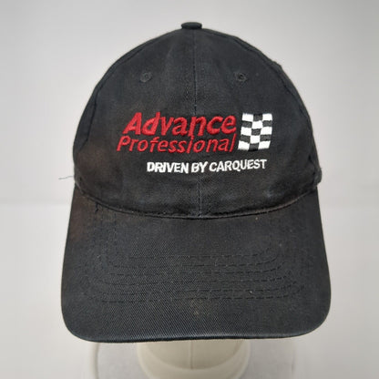 Advance Professional Strapback Hat Black One Size Driven By Carquest