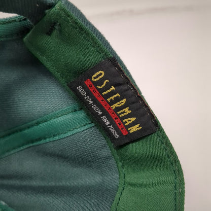 Osterman Baseball Cap Green Blue One Size Curtis Embroidery Strapback Logo Hat