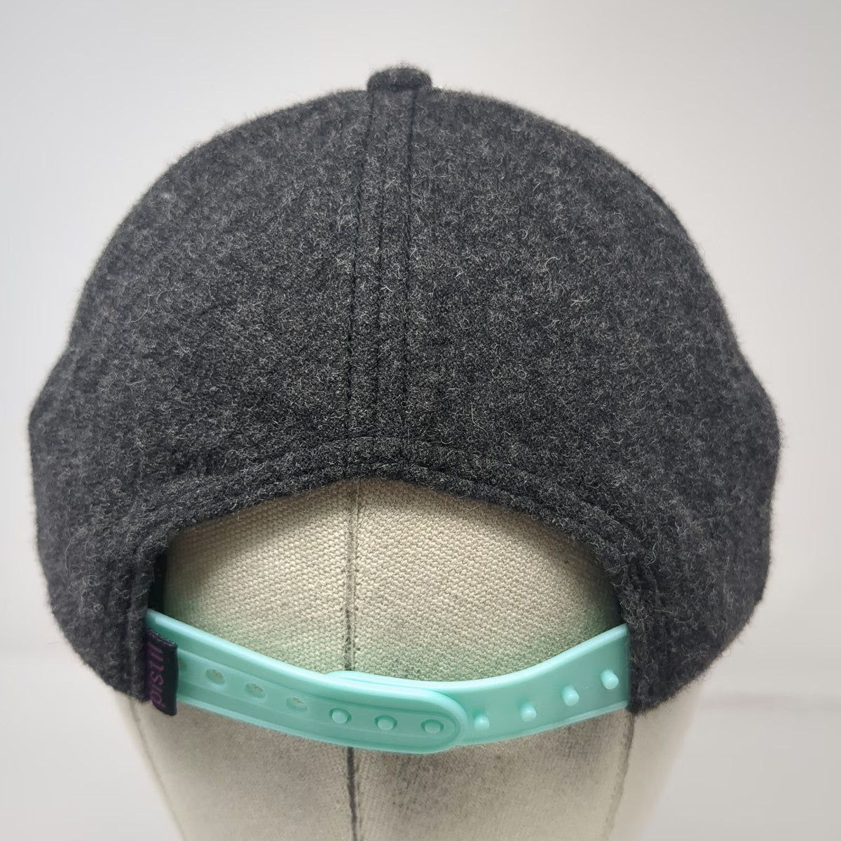 Pistil 5 Panel Gray One Size Bear Graphic Wool Blend Adjustable Snapback Hat