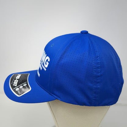 Sport-Tek Hirning GMC Blue Trucker Hat One Size Snapback Laser Cut Ventilation