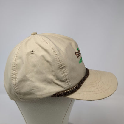 Mountaintop Marketing 5 Panel Beige Simplot Soilbuilders Rope Hat Vintage