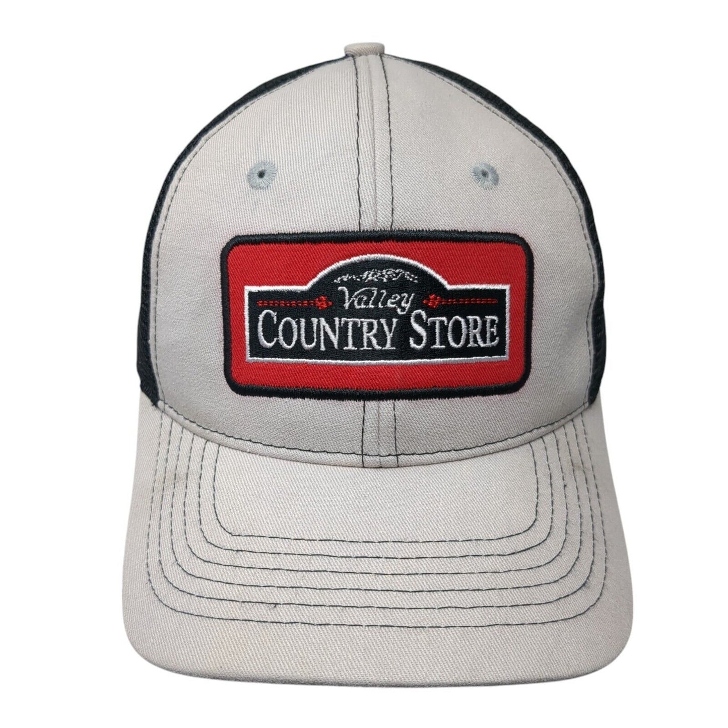 Valley Country Store Snapback Mesh Back Trucker Hat Gray One Size