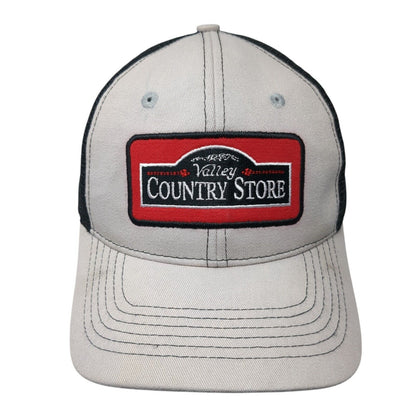 Valley Country Store Snapback Mesh Back Trucker Hat Gray One Size
