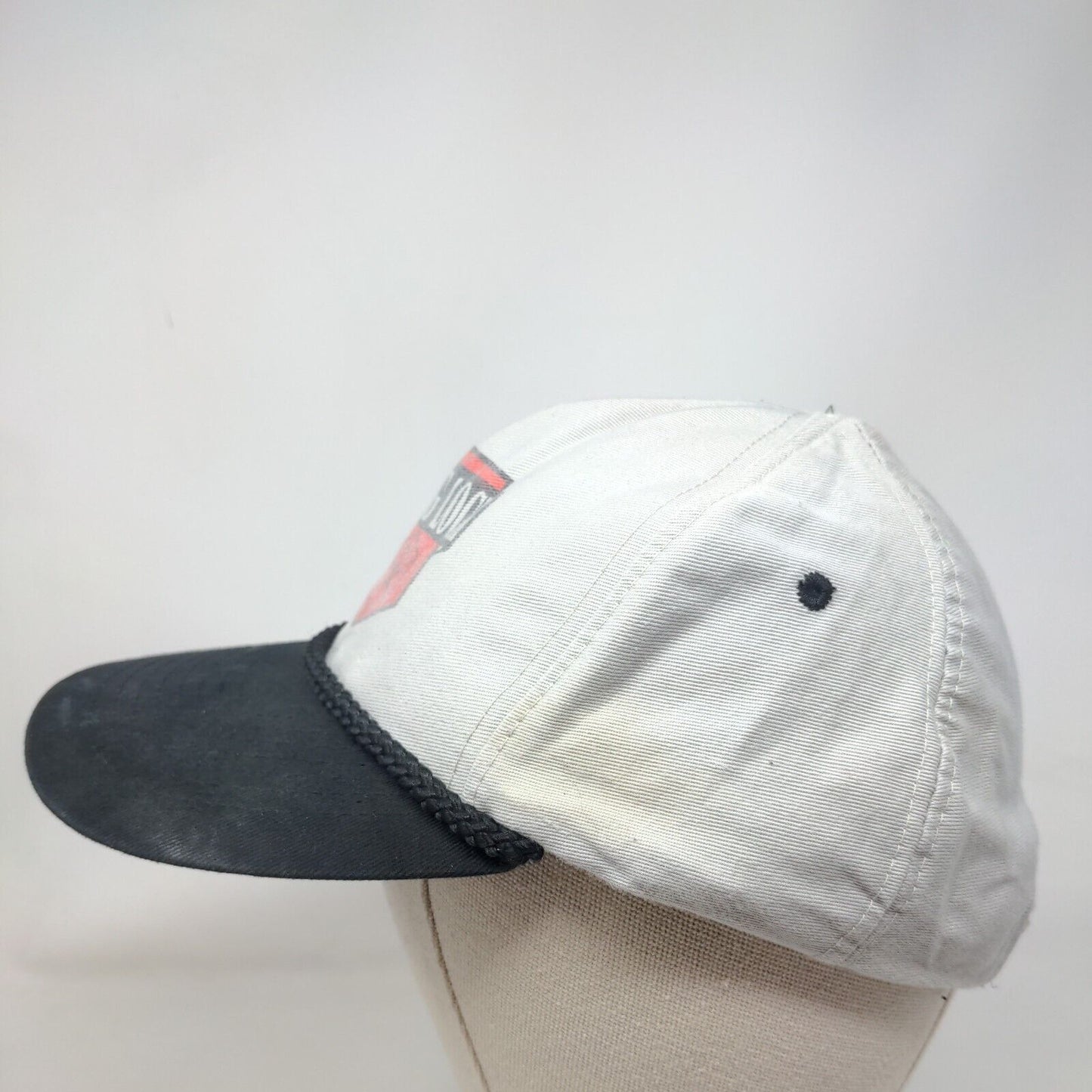 Spring Lock Snapback Hat Gray OSFA Adjustable Vented Holes Rope Mohr's