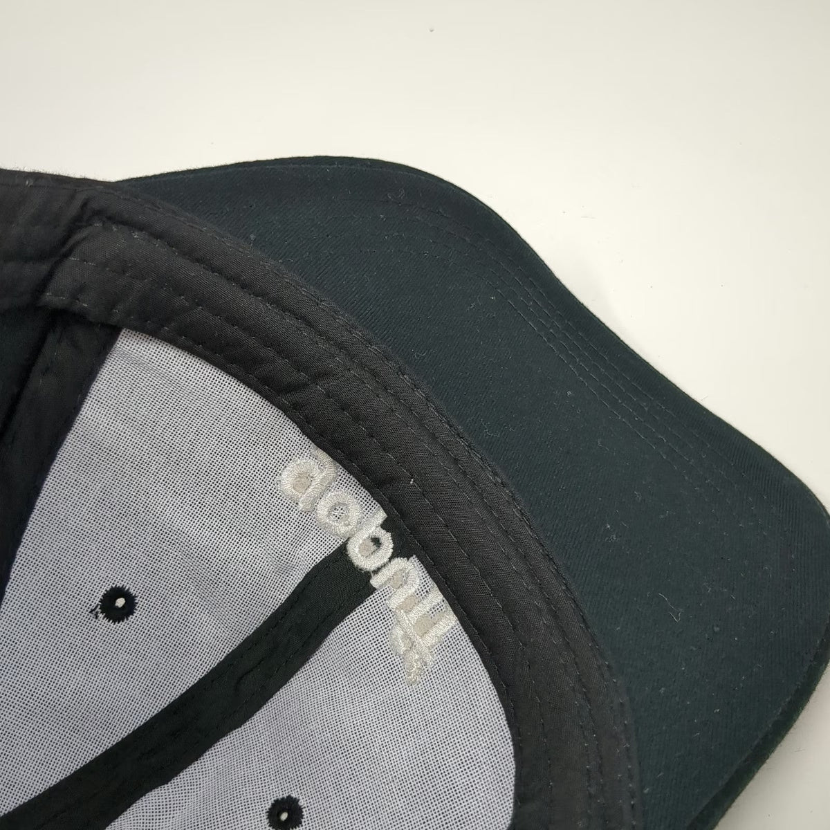 Gopuff Baseball Cap Black White One Size Slideback Embroidered Logo 6 Panel Hat