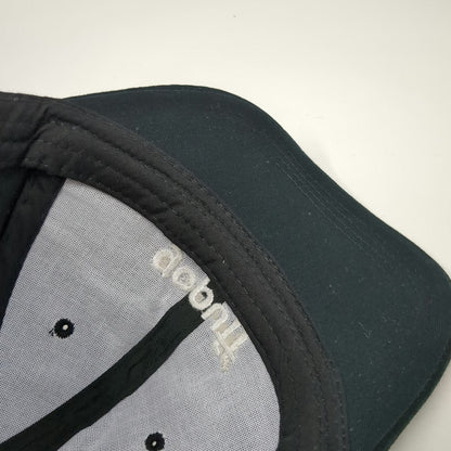 Gopuff Baseball Cap Black White One Size Slideback Embroidered Logo 6 Panel Hat