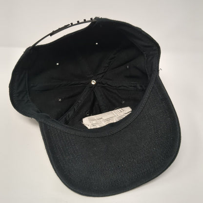 Peasley Transfer & Storage Snapback Hat Black One Size Embroidered