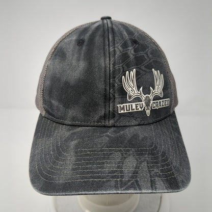 Muley Crazed Snapback Trucker Hat Camouflage OS Adjustable Mesh Back Outdoor Cap