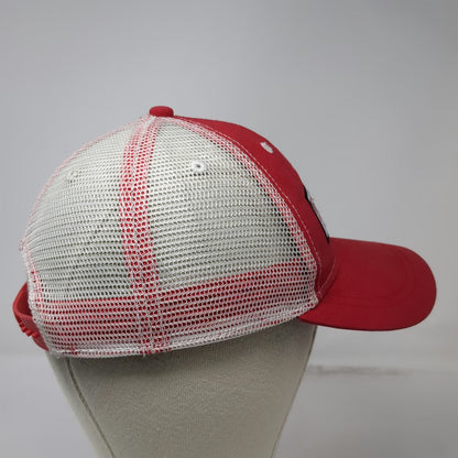 Tractor Supply Co Trucker Hat Red One Size Snapback Mesh Patch Logo Cotton