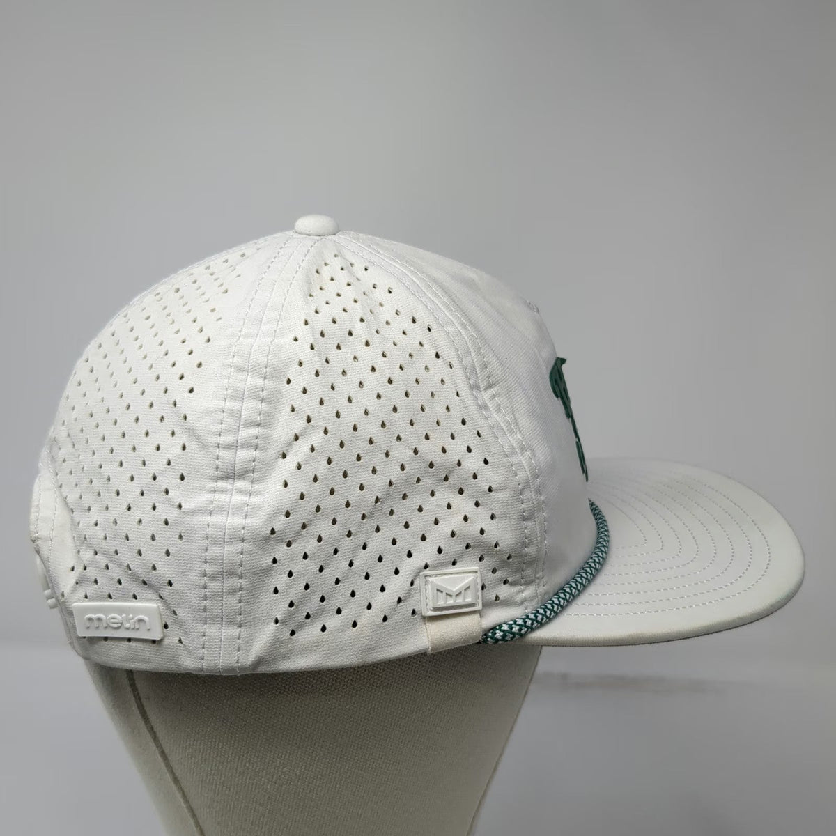 Melin Trucker Hat White S Have More Fun Hydro Perforated Golf Rope Snapback