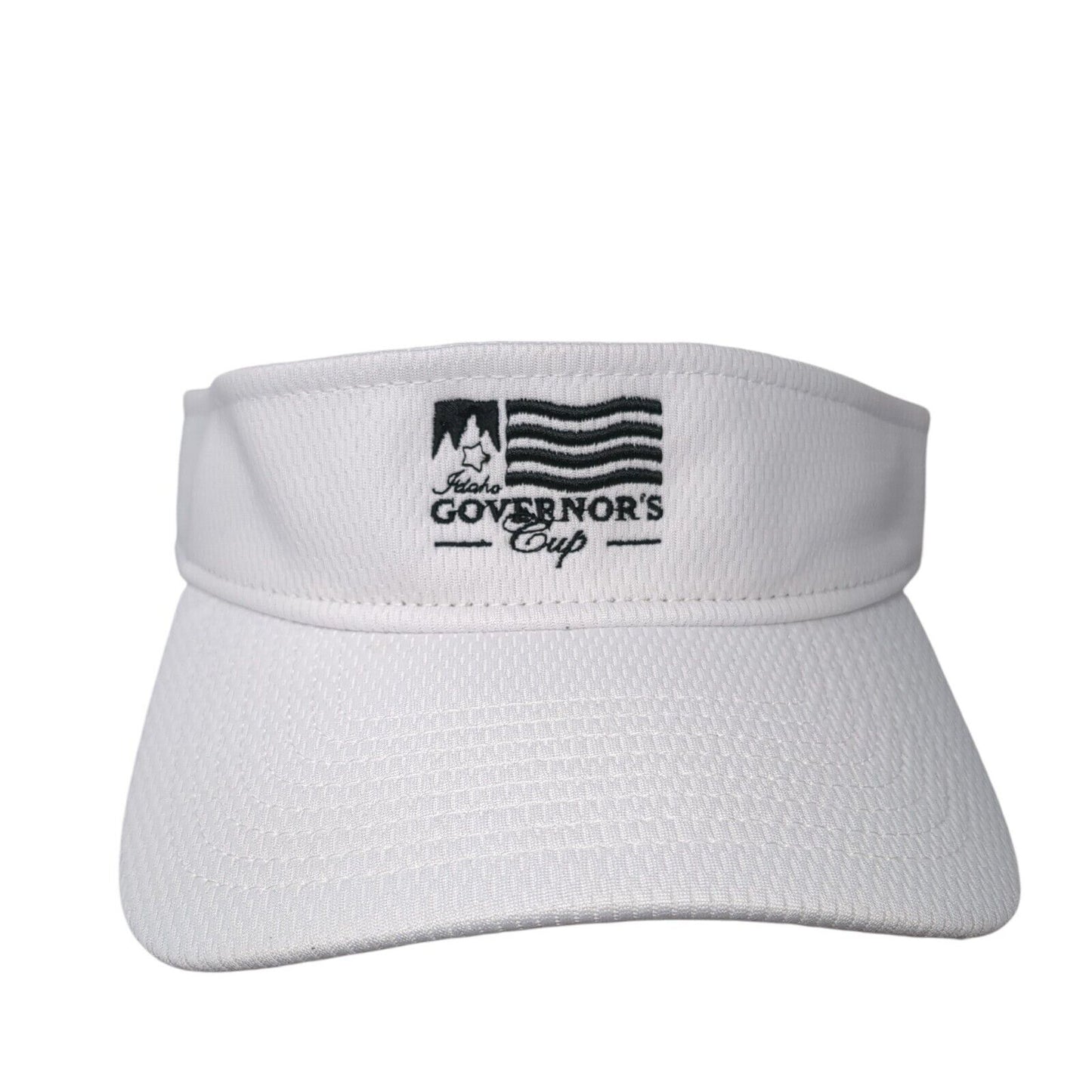 Idaho Governor's Cup Strapback Sun Visor Hat White One Size New Era