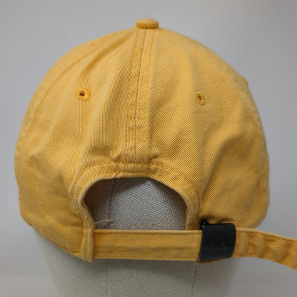 Old Navy Baseball Cap Yellow XL Embroidered Logo Slideback Cotton Adjustable Hat