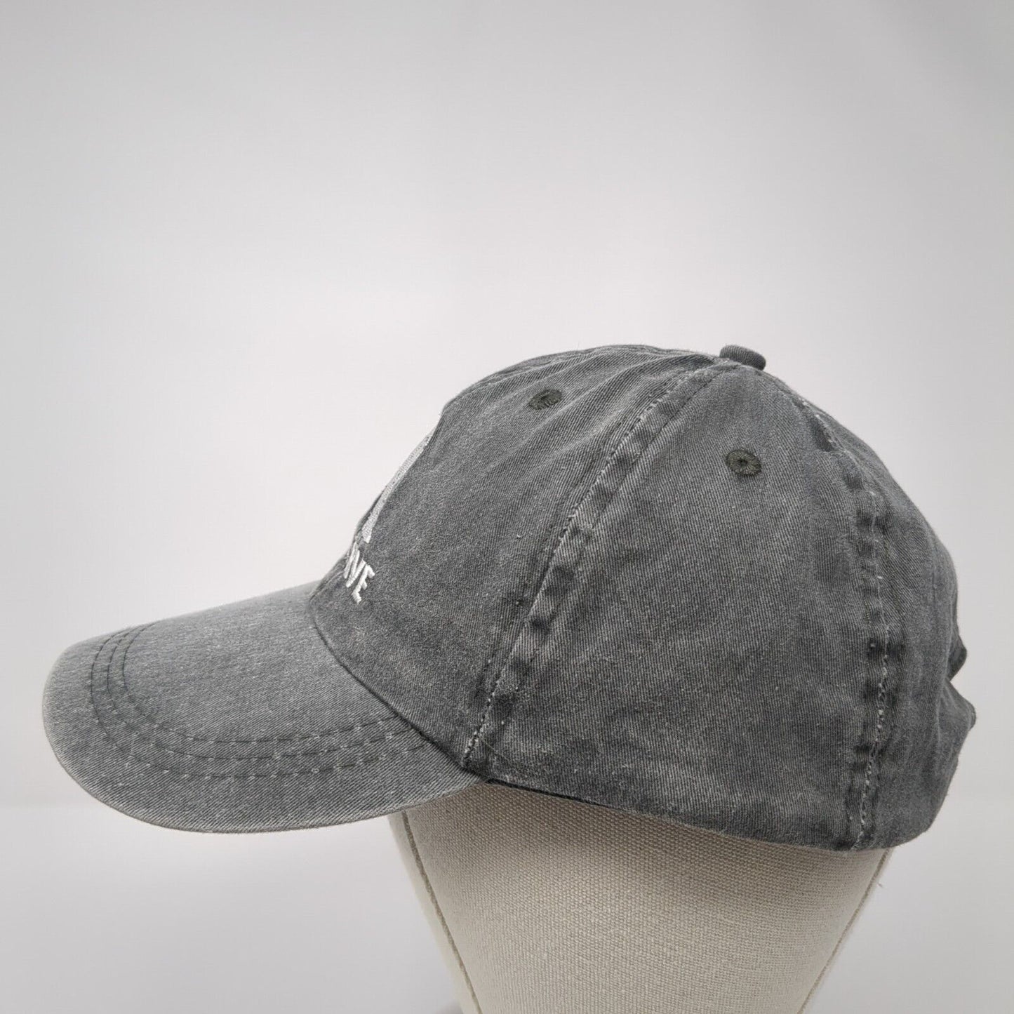 The Reserve Slideback Hat Gray One Size Adjustable Simplicity 6 Panel