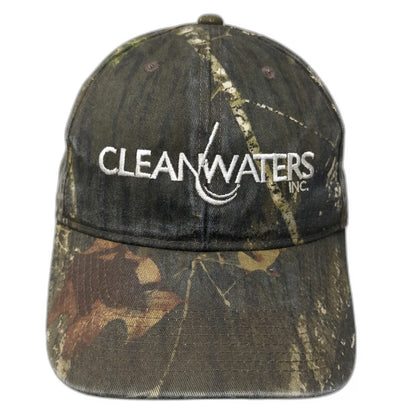 Outdoor Cap Snapback Green One Size Camouflage Clean Waters Inc Fishing Hat