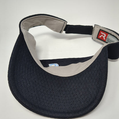 Letter S Golf Sun Visor Hat Blue Small Adjustable Embroidered Richardson