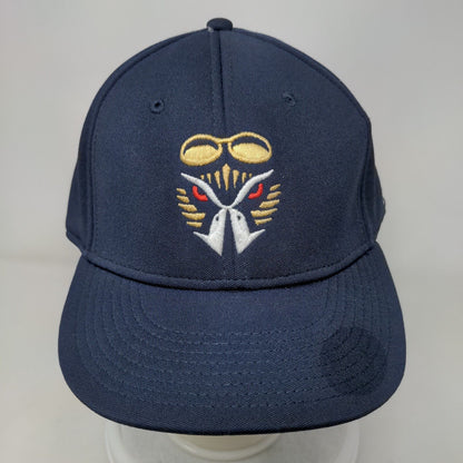 The Game Gametek Fitted Hat Blue Size XL Embroidered Vented Holes 6 Panel