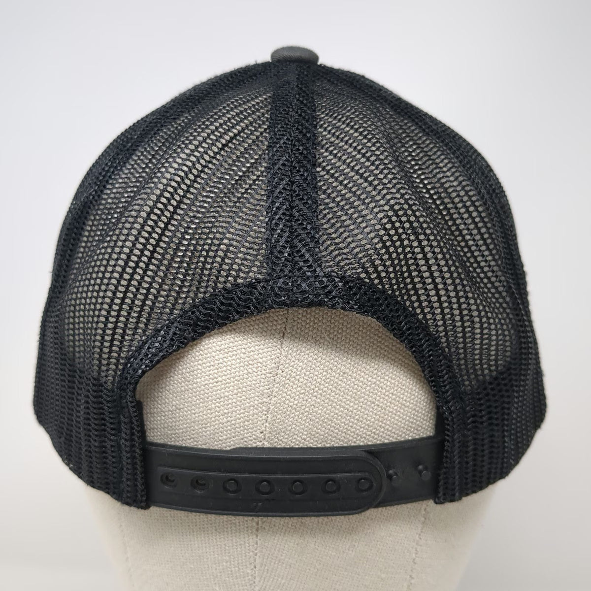 Yupoong Trucker Hat Gray One Size Oregon Mountains State Motto Mesh Snapback