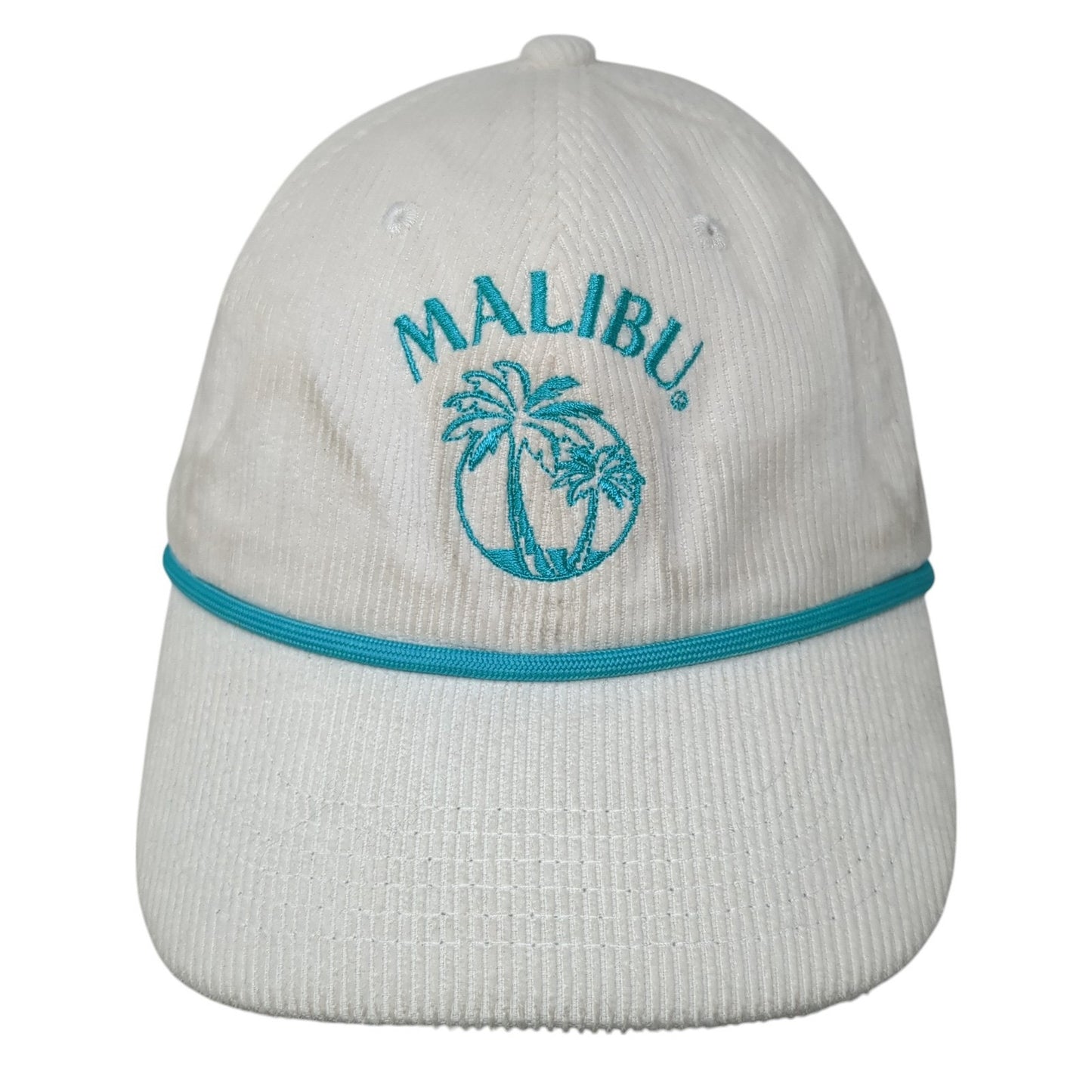Malibu Slideback Baseball Cap Beige One Size Adjustable Rope Corduroy