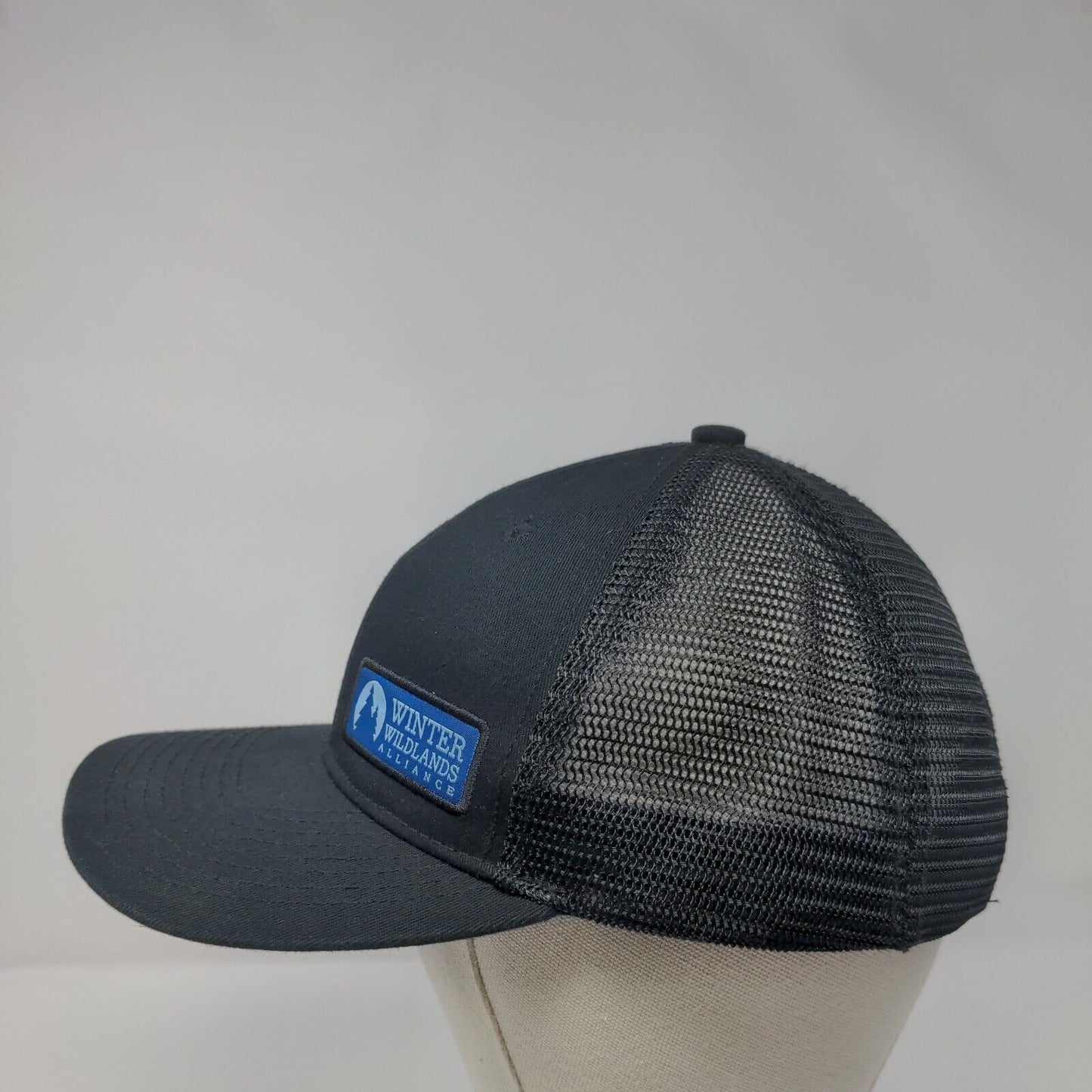 Winter Wildlands Alliance Snapback Trucker Hat Black OSFM Mesh Back