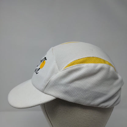 Le de Tour France 5 Panel Cap White OSFA Adjustable Embroidered Headsweats