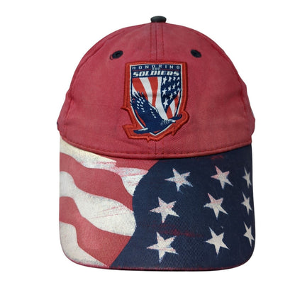 Hendrick Motorsports Strapback Hat Red White Blue Patriot9ic Honoring Soldiers