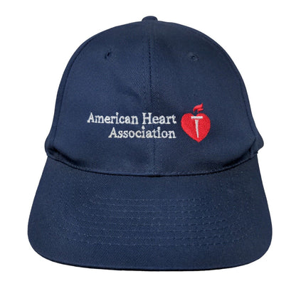 American Heart Association Snapback Hat Blue OSFA Adjustable Embroidered KC