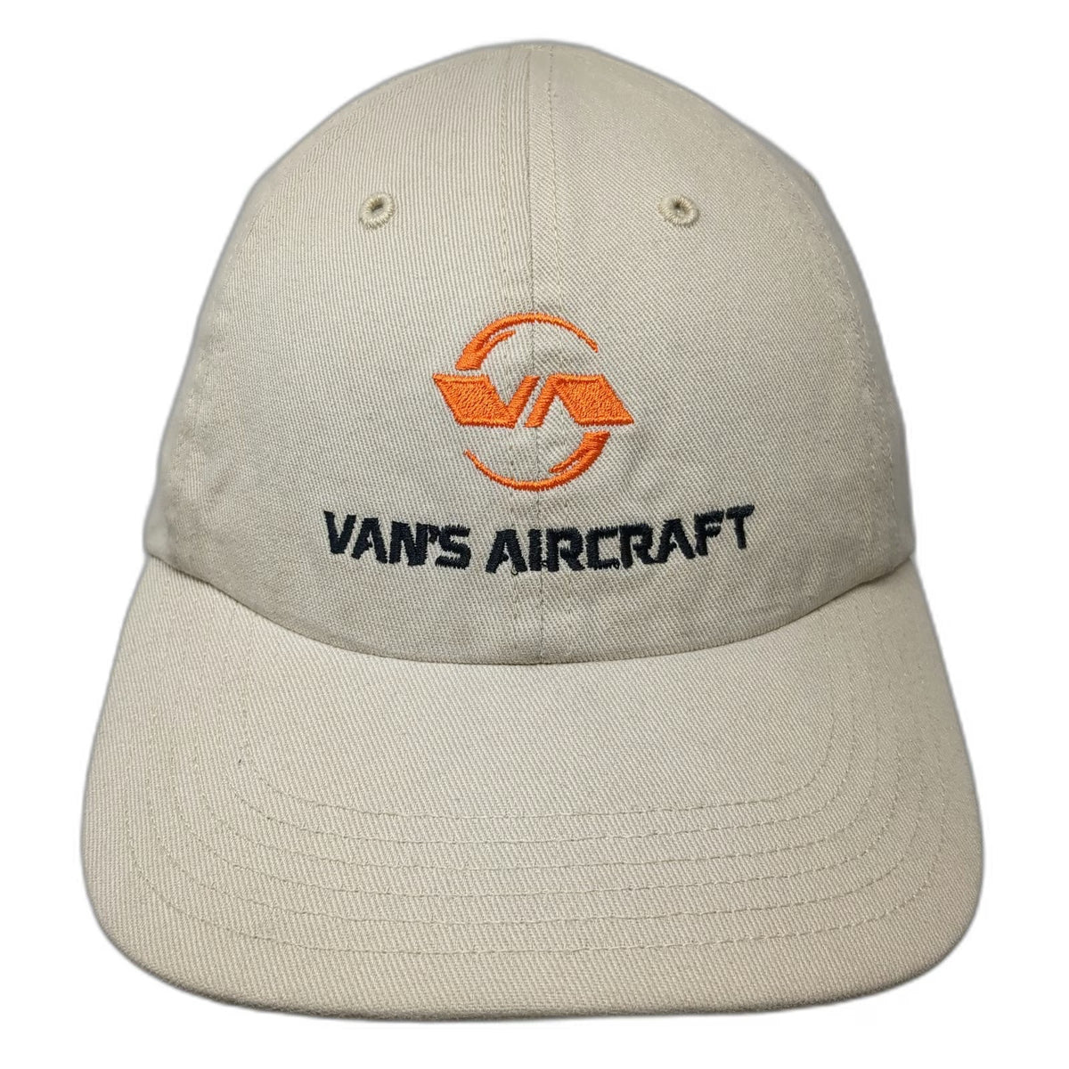 Richardson Baseball Cap Beige One Size Van's Aircraft Logo Slideback Hat Cotton