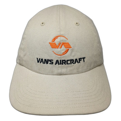 Richardson Baseball Cap Beige One Size Van's Aircraft Logo Slideback Hat Cotton