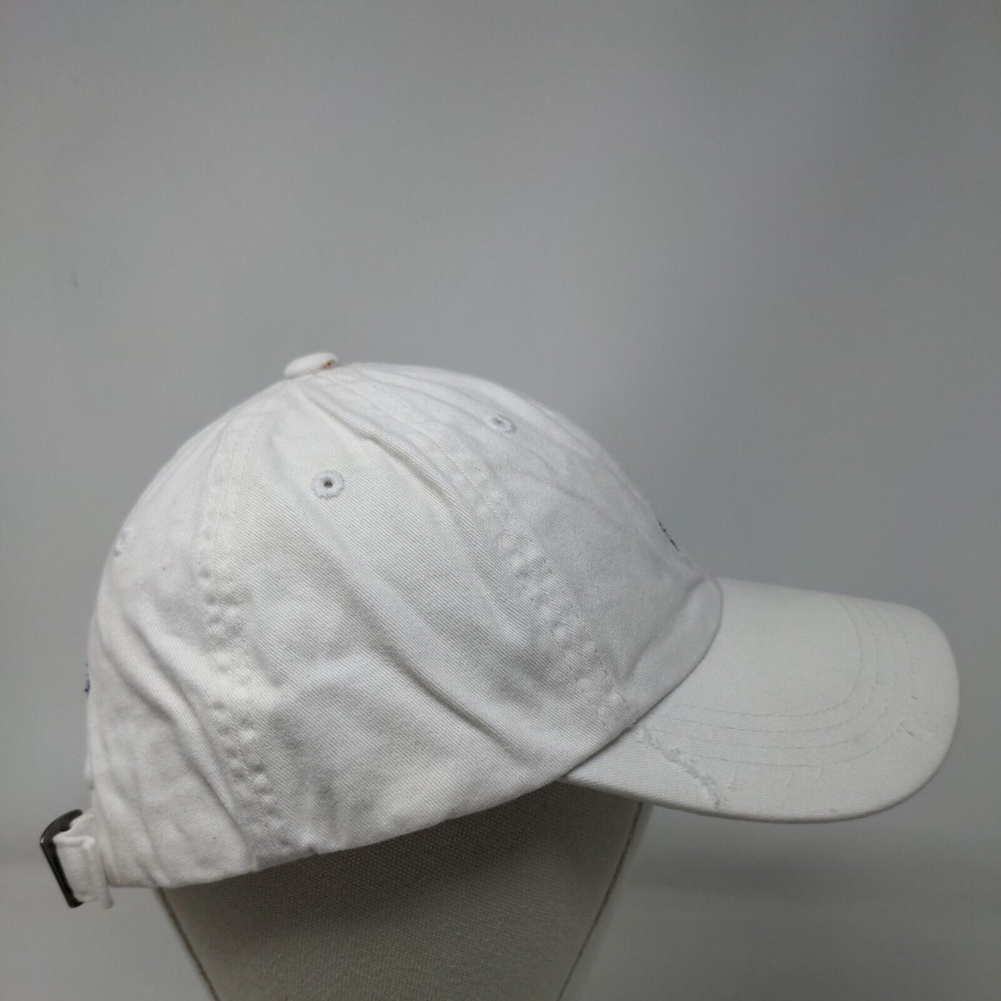 Southern Tide Fish Logo Slideback Hat White One Size Embroidered 6 Panel
